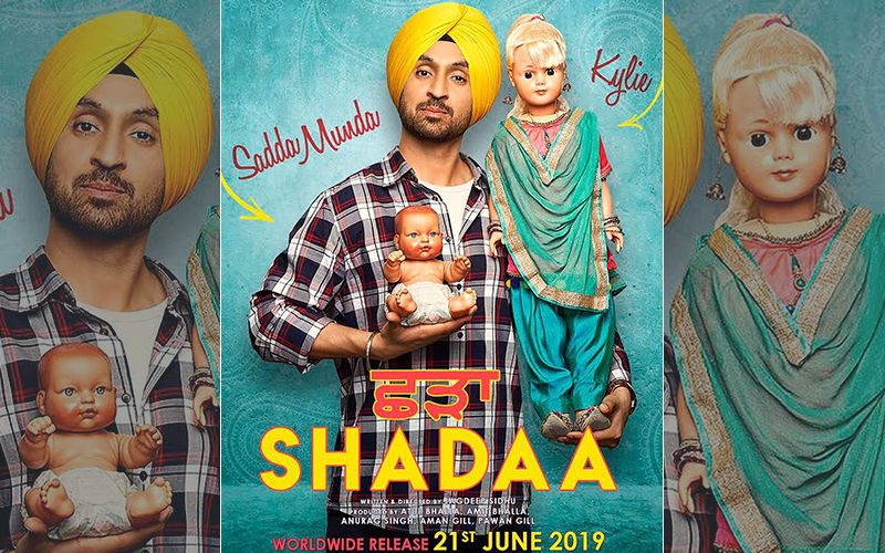 First Look Poster Of Diljit Dosanjh, Neeru Bajwa Starrer 'Shadaa' Is Out And It Mysteriously Features Kylie!