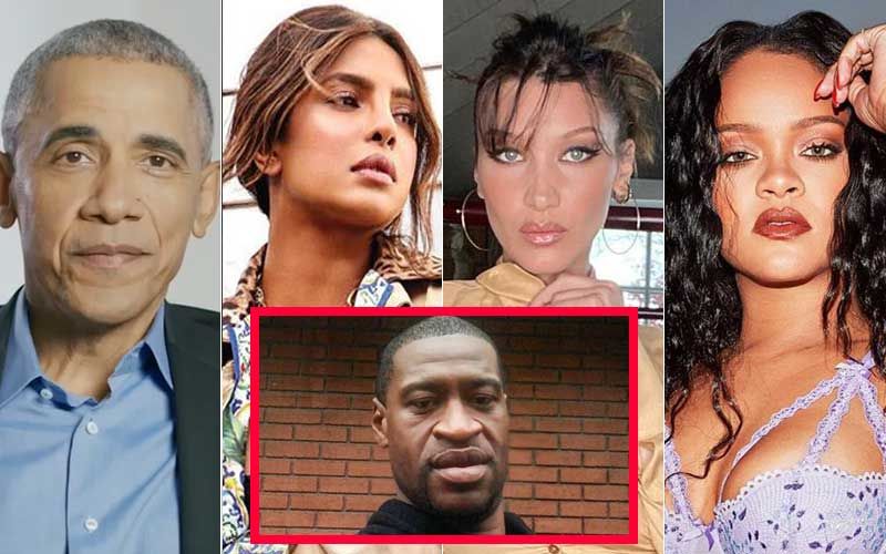#JusticeForGeorgeFloyd: Barack Obama, Rihanna, Priyanka Chopra, Nick Jonas, Bella Hadid And Others Say Black Lives Matter