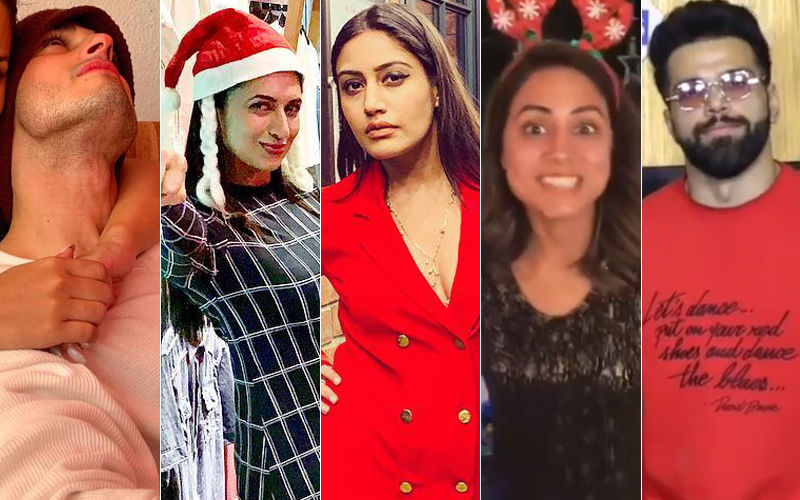 Divyanka Tripathi Ki Chudai - Christmas 2018: Priyank Sharma, Divyanka Tripathi, Surbhi Chandna, Hina  Khan, Rithvik Dhanjani Soak In The Festive Spirit