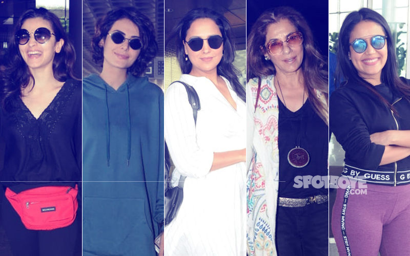 Airport Diaries: Alia Bhatt, Mandana Karimi, Lara Dutta, Dimple Kapadia & Neha Kakkar Keep It Stylish