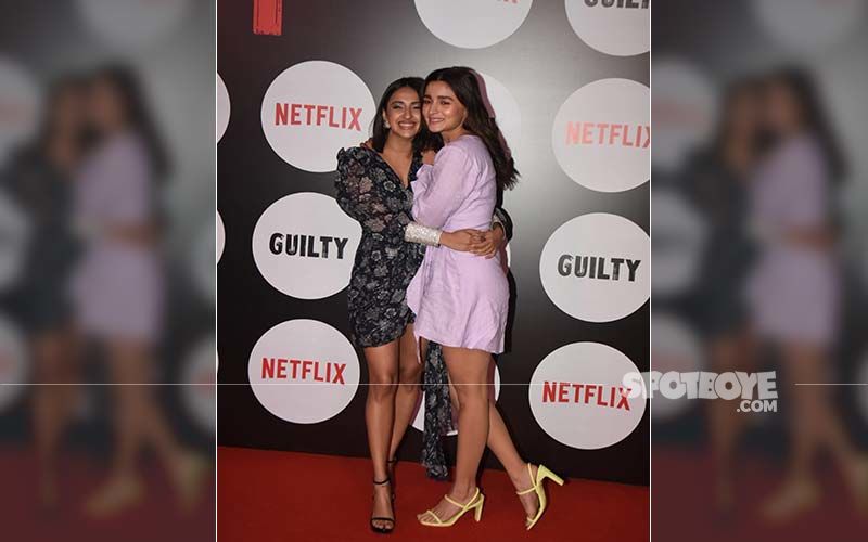 Guilty Screening: Alia Bhatt’s Love-Fest With Akansha Ranjan Kapoor Makes Heads Turn; Best Friends Hug It Out