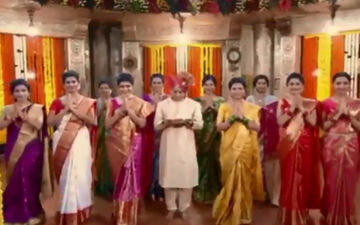 Ganesh Chaturthi 2019: Gauri Nalawade With Mahesh Tilekar And Marathi Taraka Team In The Official Video Of Dagadusheth Aart