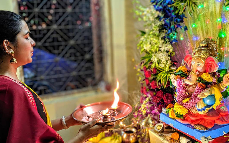Ganesh Chaturthi 2019: Mitali Mayekar Bids Adieu To Her Beloved Ganpati Bappa