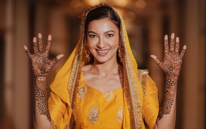 Bride-To-Be Gauahar Khan Looks Resplendent As She Flaunts Her Beautiful Mehendi Ahead Of Her Wedding With Zaid Darbar