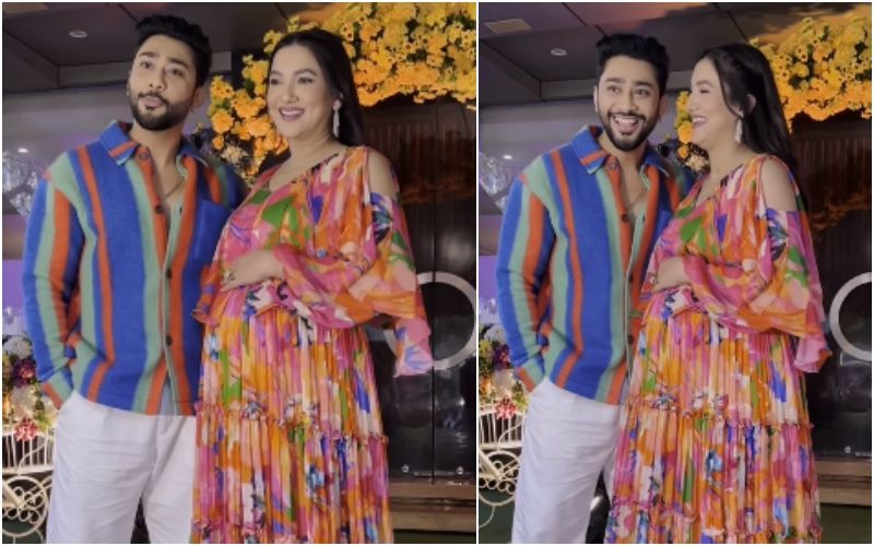 Mommy-To-Be Gauahar Khan Flaunts Her Baby Bump As She Hosts A Baby Shower With Zaid Darbar For Their Close Friends; Check Out The Videos