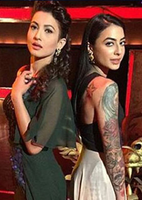 gauhar khan with bani j