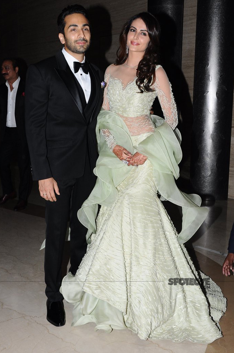 gaurav gupta with mandana karimi post wedding in the month of march