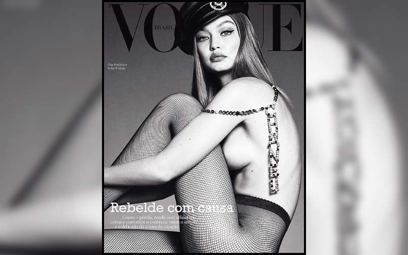 Gigi Hadid’s Topless Cover Shot For Vogue Brasil Is The Hottest Thing On The Internet Today