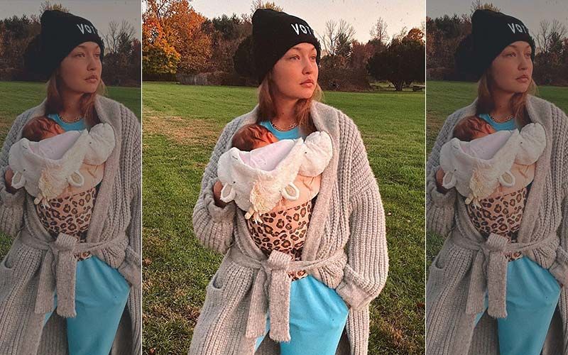 Gigi Hadid Shares Endearing Photos With Her Newborn Baby Girl; Says ‘She’s Da Bestie, So She Got Christmas Decorations Early’- PICS