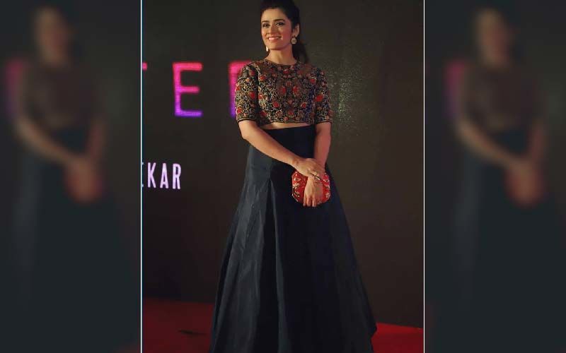 Girija Oak Looks Ravishing In A Throwback Picture From The Teaser Launch Of Marathi Short Film Quarter