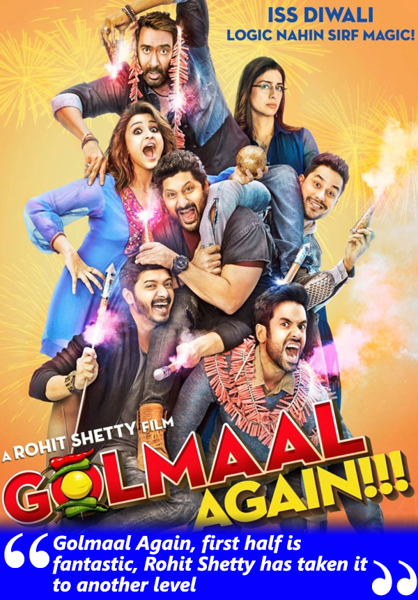 golmaal again poster