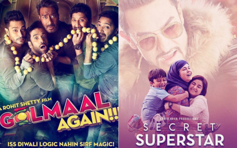 DIWALI SPECIAL: Golmaal Vs Secret Superstar...& Here Are 10 More Big Box-Office Clashes