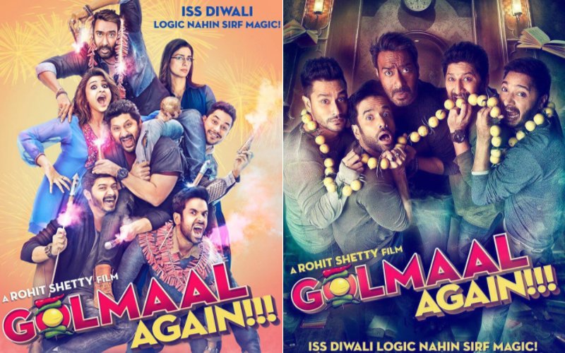 Golmaal Again Posters: Ajay Devgn & Rohit Shetty Promise A Lot Of Fun