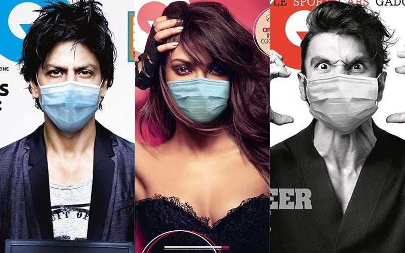 Priyanka Chopra, Ranveer Singh, SRK’s Old Magazine Covers Photoshopped With A Face Mask; Netizens Thrash And Dismiss The Idea
