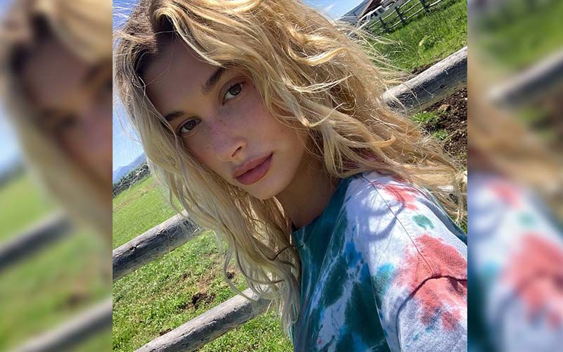 Hailey Baldwin Trades Heels For Sneakers; Pairs Comfy Shoes With Her Wedding Gown
