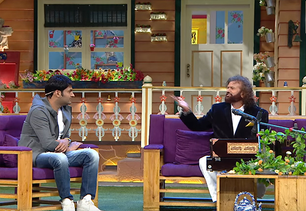 hans raj hans performing in the kapil sharma show 