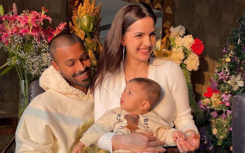 Hardik Pandya-Natasa Stankovic Celebrate As Their Baby Boy Agastya Turns Five Months Old; Trio's Family Pic Is TOO CUTE To Be Missed