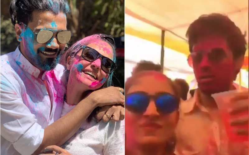 Hina Khan's Romantic Holi Dance With Boyfriend Rocky On Road; Parth Samthaan Pours A Drink On Erica Fernandes- Fun Videos!