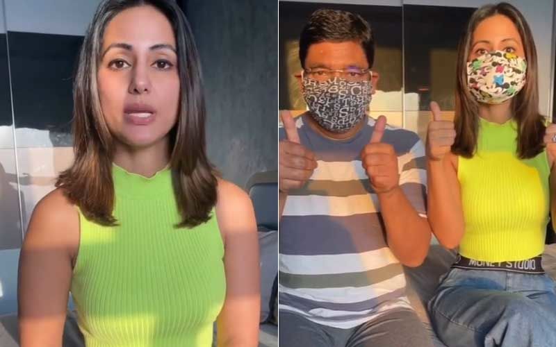 Coronavirus Lockdown: Hina Khan Teaches How To Make Reusable Masks At Home; Urges People To Make One For Themselves- VIDEO