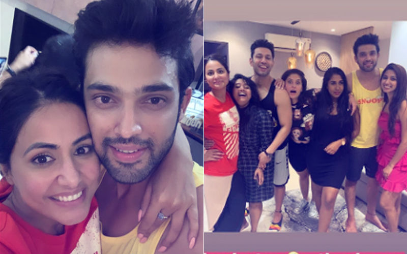 Hina Khan Wears Parth Samthaan’s T-Shirt At His House Party; Ain’t This The Kinda Bash Where You Say, ‘Aunty Police Bulalegi’?