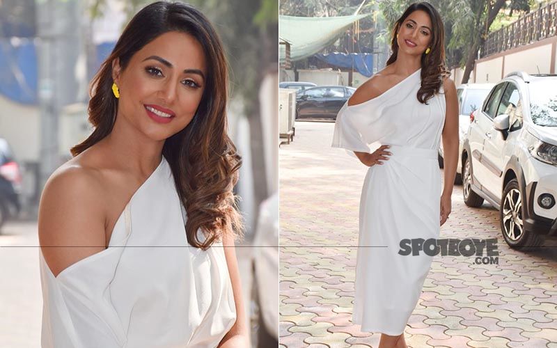 Hacked Promotions: Hina Khan Shows Us How To Oomph A Boring White With A Tinge Of Perky Yellow