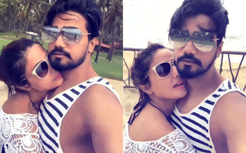 Arm Around Boyfriend, Watch Hina Khan Getting All Romantic In Goa...