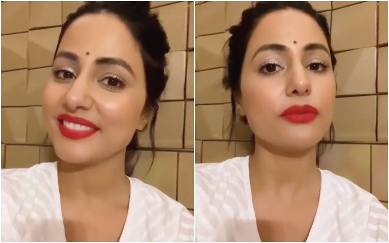 Naagin 5 Star Hina Khan Reveals Her Red Lip Colour Secret On Public Demand And It Is Hot AF