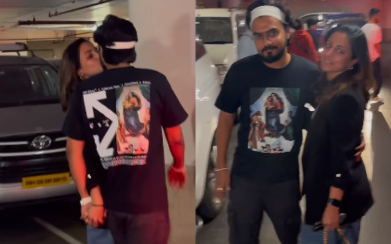 Hina Khan Gets Mercilessly TROLLED For Sharing Lip Lock With BF Rocky At Mumbai Airport; Netizens Say ‘Muslim Ke Naam Pe Kalank Hai’