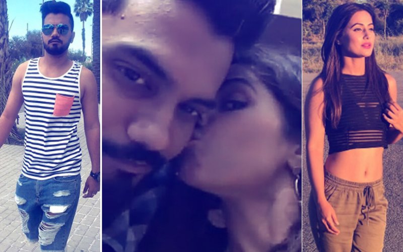 7 Romantic Pics Of Hina Khan & Boyfriend Rocky Jaiswal's Public Display Of Affection