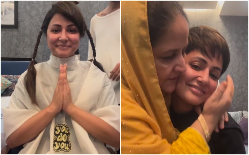 ‘Ro Nahi Please Mumma’: Hina Khan Consoles Her Weeping Mother As She Cuts Her Hair Amid Breast Cancer Treatment- Video Inside