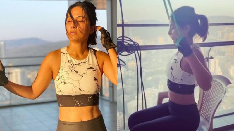 Coronavirus Lockdown: Hina Khan Is A Fitness Inspiration As She Dedicatedly Sweats It Out During Ramadan – VIDEO