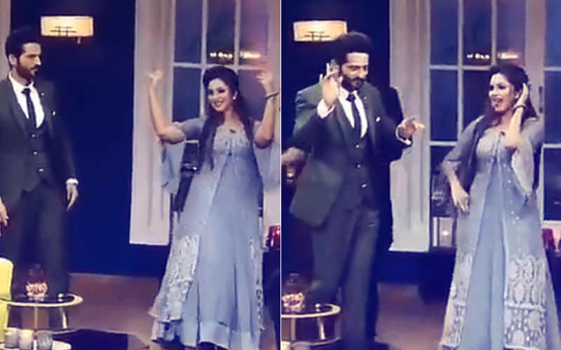 Video: Arshi Khan Makes Hiten Tejwani Dance On Mere Rashke Qamar...