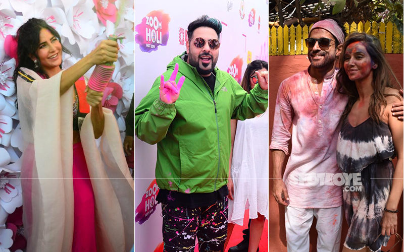 Holi 2019: Bollywood Celebrates; Katrina Kaif, Badshah, Farhan Akhtar, Shibani Dandekar And More Celebs Enjoy With Gaiety And Splendour. Check Pics