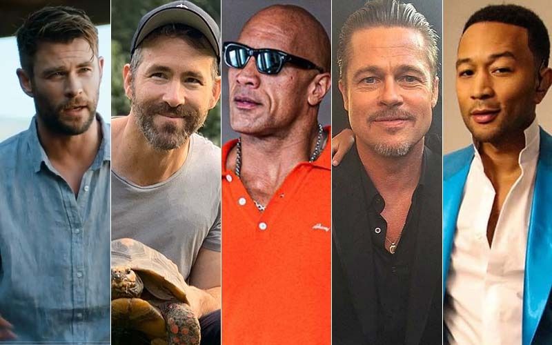 John Legend, Ryan Reynolds, Dwayne Johnson, Chris Hemsworth, Brad Pitt  - Meet The Hottest Daddies Of Hollywood