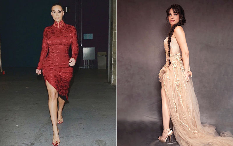HOLLYWOOD'S HOT METER: Kim Kardashian Or Camila Cabello - Slit Dresses Are In Vogue