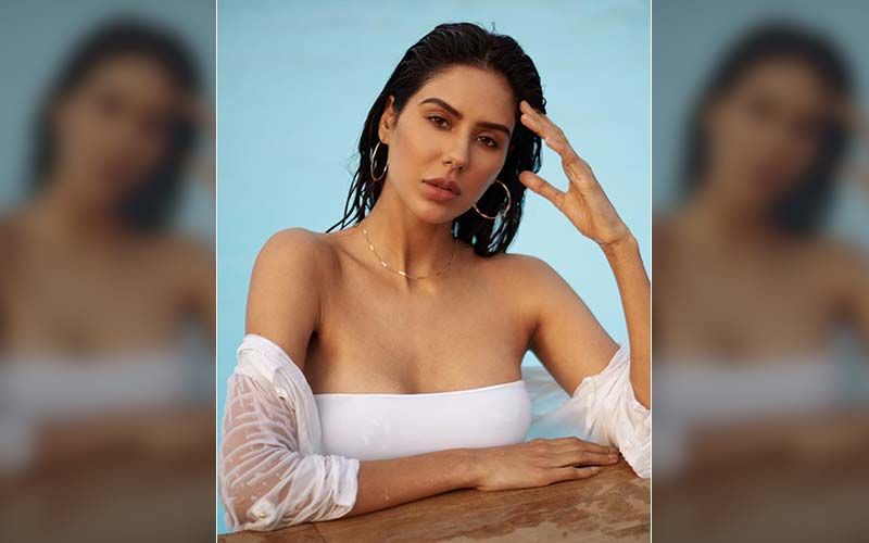 HOTNESS OVERLOAD! Sonam Bajwa Sizzles In A White Dress In A Swimming Pool