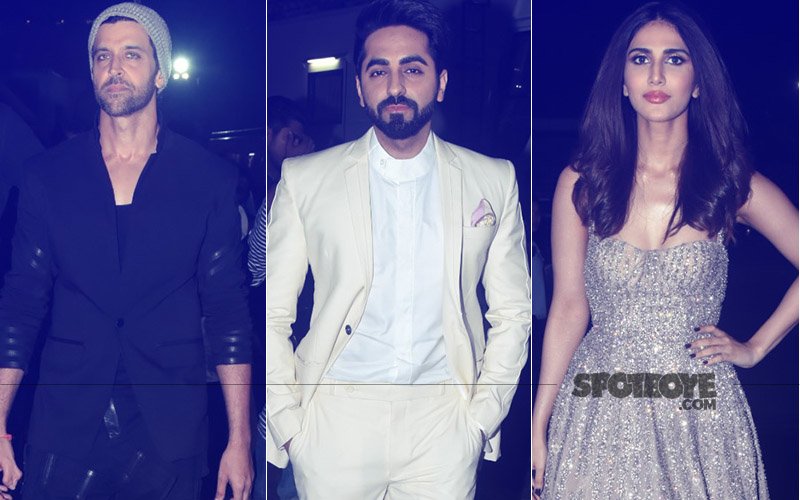 Hrithik Roshan, Ayushmann Khurrana & Vaani Kapoor Sparkle At An Awards Night