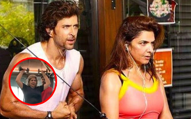 Hrithik Roshan's Mom Pinky Roshan's Workout Video At 64 Is Jaw-Dropping; The End Is Unmissable