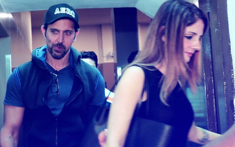 Hrithik Roshan & Sussanne Khan Watch A Film Together With Sons