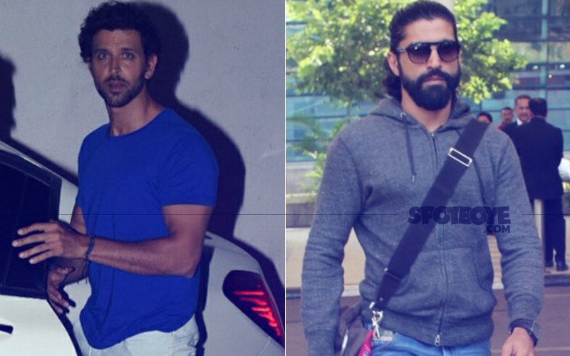 Hrithik Roshan Drops In To Meet Farhan Akhtar At His House; What's Cooking?