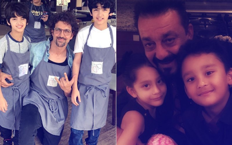 Man Crush Monday: B-Town Hunks Hrithik Roshan & Sanjay Dutt's Day Out With Kids