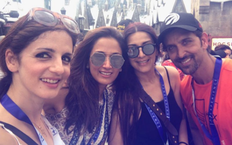 Hrithik Roshan Enjoys A Vacation Abroad With Ex-Wife Sussanne Khan