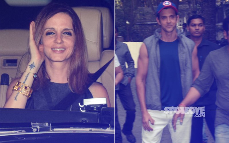 Sussanne Khan At Ex-Husband Hrithik Roshan’s Birthday Dinner – View Pics