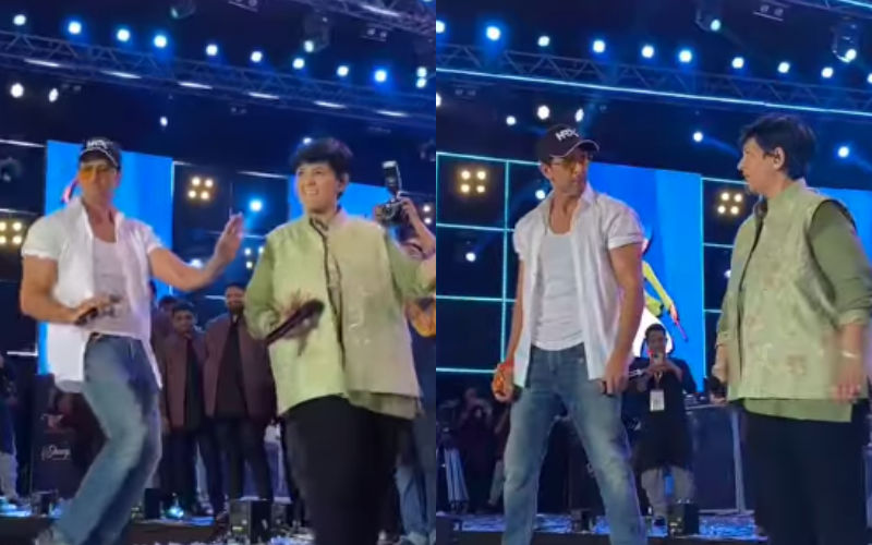 OMG! Netizens MOCK And Troll Hrithik Roshan’s Dance With Falguni Pathak At Navratri Event; ‘She Is Dancing Better Than Him’-See VIDEO