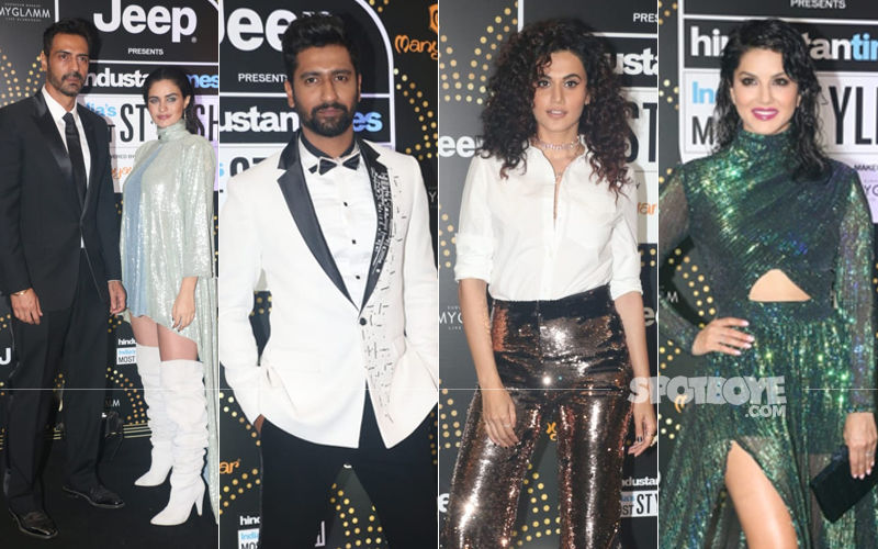 HT Most Stylish Awards 2019: Arjun Rampal Enters With Girlfriend Gabriella; Vicky Kaushal, Taapsee Pannu, Sunny Leone Make A Fashionable Splash