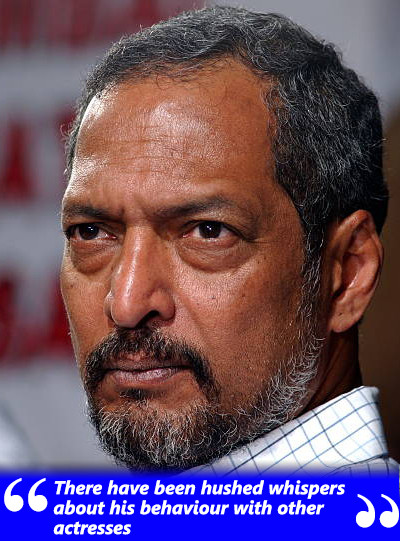 hushed whispers about nana patekar