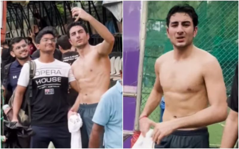 Ibrahim Ali Khan SPOTTED Shirtless On A Rainy Day, Leaves Fans Swooning; Netizens Say, ‘We Are Not Fine We Are In ICU’- Watch VIDEO