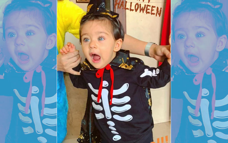 Inaaya Turns The Cutest Little Ghost For Halloween - View Pic