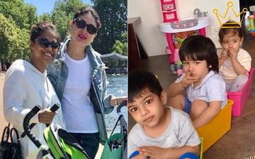 Kareena Kapoor Khan’s BFF Reenaa Pillai Gupta Wishes Soha Ali Khan’s Daughter Inaaya With An UNSEEN Video Of Her And Taimur- WATCH