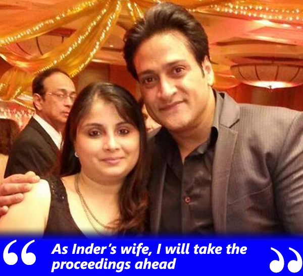 inder kumar with wife pallavi